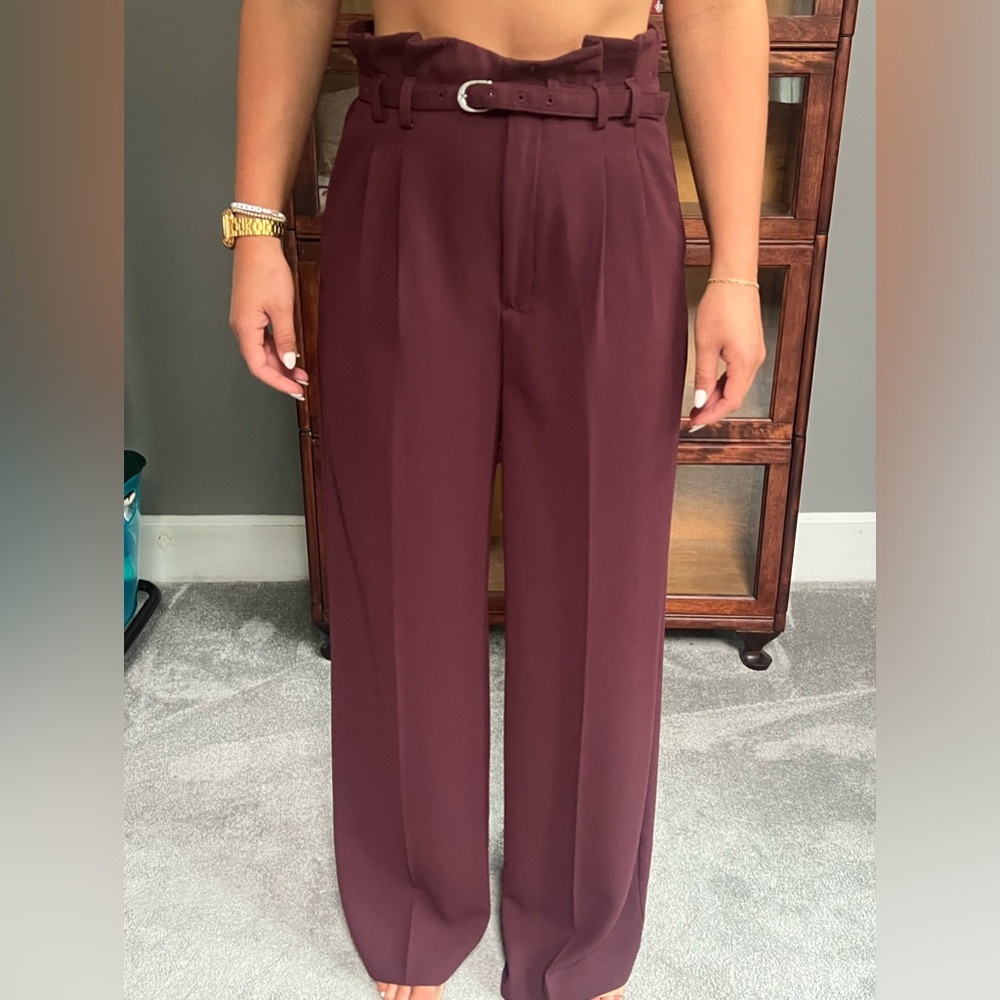 Burgundy Express Dress Pants